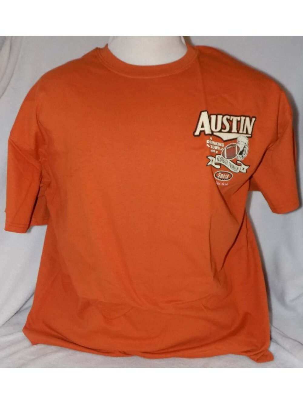 Football Austin Texas Longhorns College Sports T-shirt Smack Brand Mens XL
